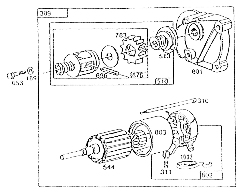 Oil Fill, Controls Diagram and Parts List for 400437-0113-XX  Briggs and Stratton Engine